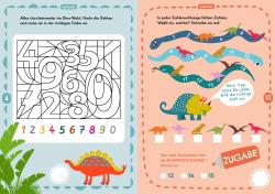 Ulrike Rogler: Rechenrätsel für mutige Kinder - Wilde Welt der Dinos - ab 6 Jahren - Taschenbuch