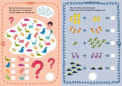 Ulrike Rogler: Rechenrätsel für mutige Kinder - Wilde Welt der Dinos - ab 6 Jahren - Taschenbuch