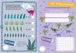 Ulrike Rogler: Rechenrätsel für mutige Kinder - Wilde Welt der Dinos - ab 6 Jahren - Taschenbuch