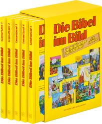 Comic-Reihe Die Bibel im Bild. 50 Jahre-Jubiläumsausgabe. Kinderbuch-Klassiker ab 8 Jahren mit Geschichten aus dem Alten und Neuen Testament als Comics. 5 Sammelbände im Schuber - gebunden