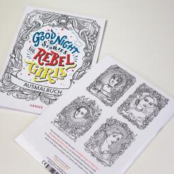 Francesca Cavallo: Good Night Stories for Rebel Girls - Ausmalbuch - gebunden