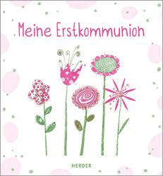 Meine Erstkommunion Erinnerungsalbum Blumen - gebunden