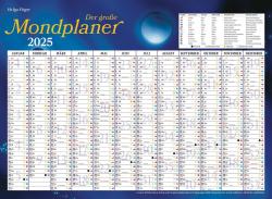 Wandkalender Helga Föger: Mondleben 2025