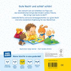 Sandra Grimm: ministeps: Mein erstes großes Gutnacht-Buch: Vorlesebuch ab 12 Monaten, Babybuch, Pappbilderbuch