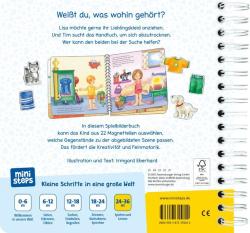 ministeps: Was gehört wohin? - Magnetbuch ab 2 Jahre, Kinderbuch, Bilderbuch