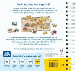 ministeps: Wer fährt wohin? Mein großes Spielbuch mit 22 Magneten: Magnetbuch ab 2 Jahren, Kinderbuch, Pappbilderbuch - Taschenbuch