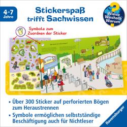 Wieso? Weshalb? Warum? Stickerheft: Im Zoo - Taschenbuch