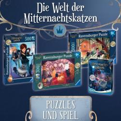 Ravensburger Malen nach Zahlen Mitternachtskatzen - 32 Motive abgestimmt auf Buntstiftsets mit 24 Farben (Stifte nicht enthalten) - Malbuch mit nummerierten Ausmalfeldern für fortgeschritten - Taschenbuch