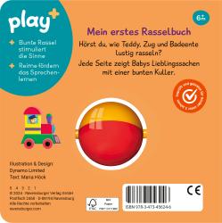 Buchcover mit einem orange gestreiften Tiger. Titel: Erste Sachen, spielerisches Design.
