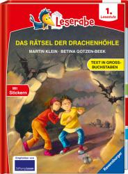 Martin Klein: Das Rätsel der Drachenhöhle - Leserabe ab 1. Klasse - Erstlesebuch für Kinder ab 6 Jahren (in Großbuchstaben) - gebunden