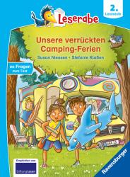 Susan Niessen: Unsere verrückten Camping-Ferien - lesen lernen mit dem Leseraben - Erstlesebuch - Kinderbuch ab 7 Jahren - lesen üben 2. Klasse (Leserabe 2. Klasse) - gebunden