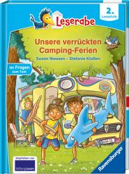 Susan Niessen: Unsere verrückten Camping-Ferien - lesen lernen mit dem Leseraben - Erstlesebuch - Kinderbuch ab 7 Jahren - lesen üben 2. Klasse (Leserabe 2. Klasse) - gebunden