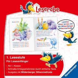 Cee Neudert: Monstergeschichten - lesen lernen mit dem Leseraben - Erstlesebuch - Kinderbuch ab 6 Jahren mit Silbengeschichten zum Lesenlernen (Leserabe 1. Klasse mit Mildenberger Silbenmethode) - Taschenbuch