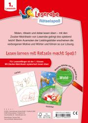 Melinda Ronto: Ravensburger Leserabe Zauber-Malrätsel zum Lesenlernen: Im Wald (1. Lesestufe), Malen auf Zauberpapier, Rätsel, Lesen lernen Vorschule, Rätselbuch ab 6 Jahre - Taschenbuch