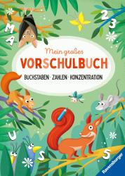 Kirstin Jebautzke: Mein großes Vorschulbuch: Buchstaben Zahlen Konzentration - Taschenbuch