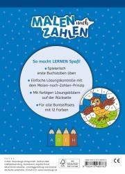 Kirstin Jebautzke: Malen nach Zahlen, Vorschule: Erste Buchstaben - Taschenbuch