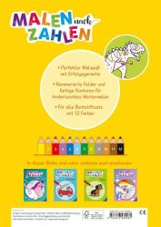 Ravensburger Malen nach Zahlen ab 3 Jahren- 24 Motive - Malheft für Kinder - Nummerierte Ausmalfelder - Taschenbuch