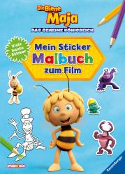 Die Biene Maja: Mein Sticker-Malbuch zum Film - Taschenbuch