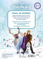 Stefanie Hahn: Disney Die Eiskönigin 2 Mein Vorschulblock Lesen und Schreiben - Konzentration, Erstes Lesen und Schreiben und Rätseln ab 5 Jahren - Spielerisches Lernen für Elsa-Fans ab Vorschule - Taschenbuch