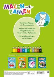 Malen nach Zahlen ab 3: Tiere - Taschenbuch