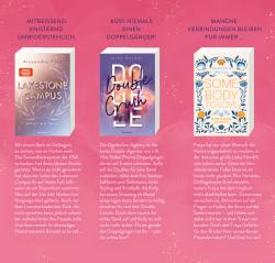 Buchcover von 'Unlock my Truth' von Saskia Louis. Bunte Gestaltung mit Palmen und einem leuchtenden Hintergrund.