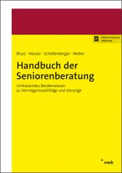 Benedikt Weber: Handbuch der Seniorenberatung