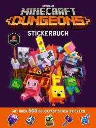 Minecraft: Minecraft Dungeons Stickerbuch - Taschenbuch