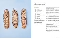 Buchcover mit dem Titel 'Glutenfrei Backen'. Gelber Hintergrund, Abbildung von einem Gebäck.