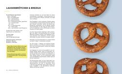 Buchcover mit dem Titel 'Glutenfrei Backen'. Gelber Hintergrund, Abbildung von einem Gebäck.