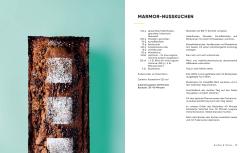 Buchcover mit dem Titel 'Glutenfrei Backen'. Gelber Hintergrund, Abbildung von einem Gebäck.