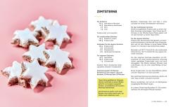Buchcover mit dem Titel 'Glutenfrei Backen'. Gelber Hintergrund, Abbildung von einem Gebäck.