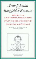 Arno Schmidt: Bargfelder Ausgabe. Werkgruppe III: Essays und Biographisches, 4 Teile - Taschenbuch