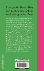 Buchcover mit grünem Hintergrund. Titel: 'Das Buch, von dem du dir wünschst, deine Liebsten würden es lesen' von Philippa Perry.
