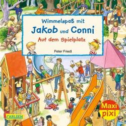 Julia Hofmann: Maxi Pixi 320: Wimmelspaß mit Jakob und Conni: Auf dem Spielplatz - Taschenbuch