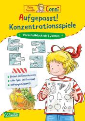 Hanna Sörensen: Conni Gelbe Reihe (Beschäftigungsbuch): Aufgepasst! Konzentrationsspiele - Taschenbuch