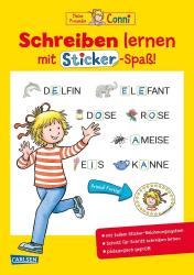 Hanna Sörensen: Conni Gelbe Reihe (Beschäftigungsbuch): Schreiben lernen mit Sticker-Spaß - Taschenbuch