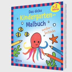 Ausmalbilder für Kita-Kinder - Taschenbuch