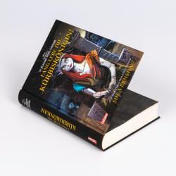 Buchcover mit dem Titel 'Lang lebe die Kürbiskönigin!'. Abbildung einer Figur mit roten Haaren und einem gruseligen, aber stilvollen Design.
