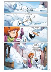 Cover von Die Eiskönigin. Abgebildet sind die Charaktere Anna und Elsa in einer winterlichen Landschaft.