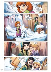 Cover von Die Eiskönigin. Abgebildet sind die Charaktere Anna und Elsa in einer winterlichen Landschaft.