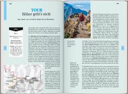 Buchcover für Reiseführer über La Palma. Landschaft mit Bergen, Bäumen und Wanderern.