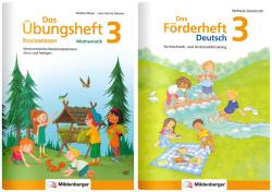 diverse: Sicher ins 4. Schuljahr - Paket: Förderprogramm Rechnen - Schreiben - Grammatik · Klasse 3, 2 Teile - geheftet