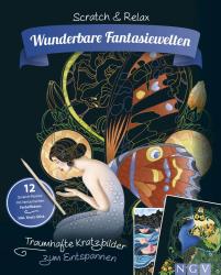 Wunderbare Fantasiewelten - Traumhafte Kratzbilder zum Entspannen - Taschenbuch