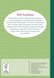 365 Sudokus in 3 Schwierigkeitsstufen - Taschenbuch