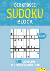 Der große Sudoku-Block Band 8 - Taschenbuch