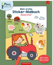 Mein erstes Sticker-Malbuch: Bauernhof