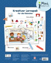 Mein erstes Sticker-Malbuch: Kindergarten