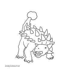 Dino-Malbuch