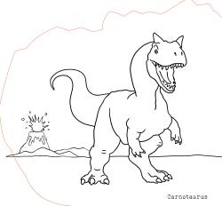 Dino-Malbuch