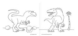 Dino-Malbuch